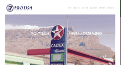 Desktop Screenshot of polytech.co.za