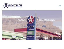 Tablet Screenshot of polytech.co.za